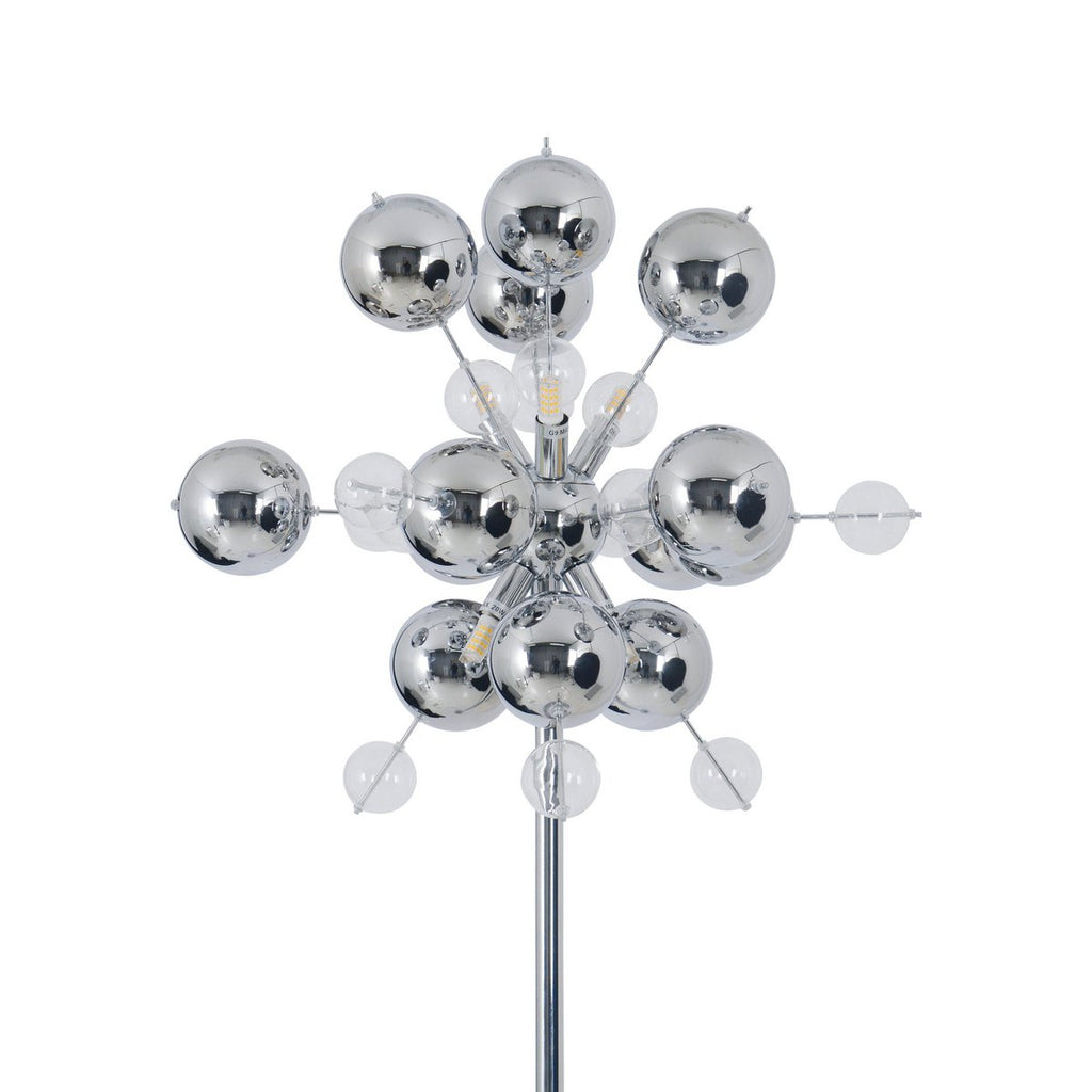 Näve Explosie Staande Lamp Chrome 169cm