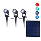LED-zonne-spot met 3 zitplaatsen met Earthspout "Spoti" "buiten en speerboeien
