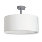Näve Leuchten Textiel Plafondlamp Wit 40cm - Elegant & Duurzaam