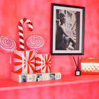 Pot - Swirl Krul Plantenpot Rood/Roze 15,5x15,5x16cm Dolomiet
