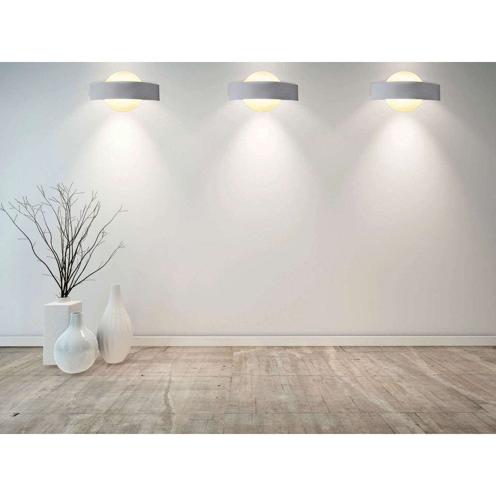 LED wandlamp Stan - Wit 24cm