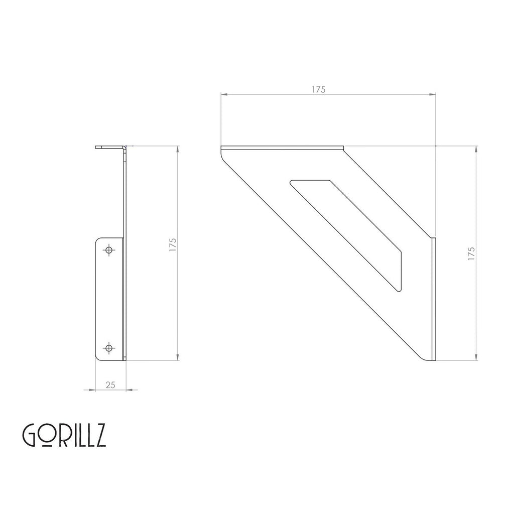 Gorillz Hower Legplankdragers - Wit - Set 2 Duurzaam