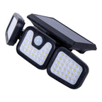 LED Solar Wandlamp Pacita - Zwart Bewegingsmelder