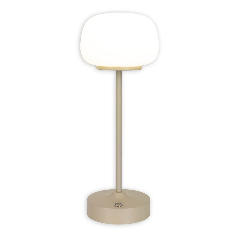 Näve Pina LED Tafellamp 30cm Beige Wit