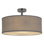 Näve Textielplafondlamp "New York" Grijs 40cm
