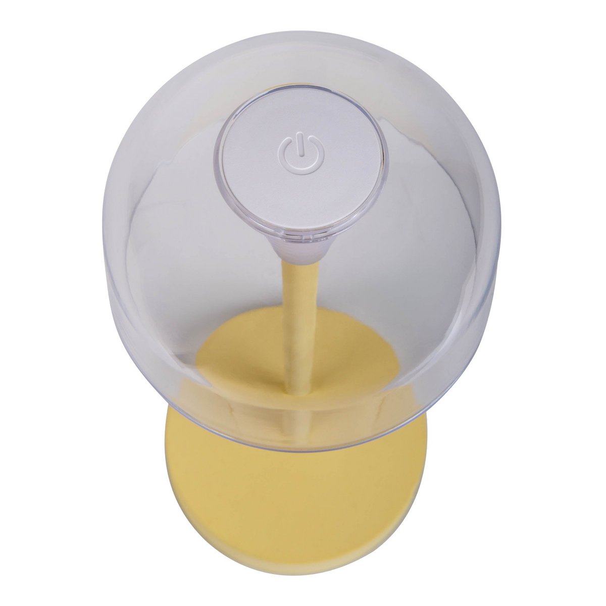 Näve Gomba LED-batterijtafellamp Geel 18,5cm