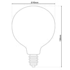Dilly LED-lamp E27 3-pack 4W Amber