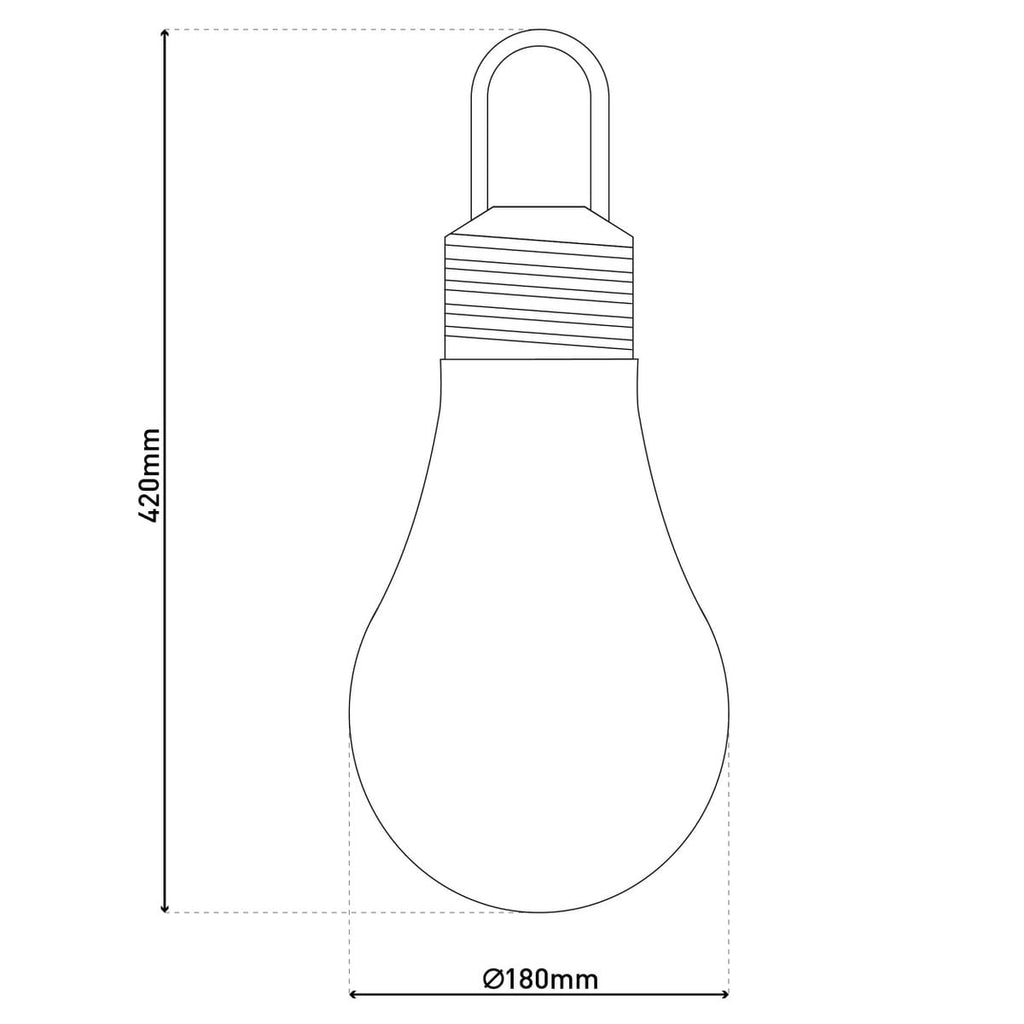 Näve LM Outdoor Light - White 42cm