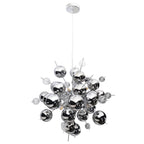 Näve Explosie Hanglamp Chroom 65cm G9