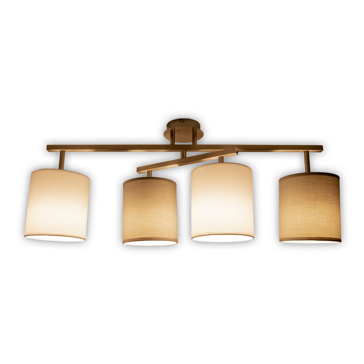 Näve Tilde Plafondlamp - Grijs 82cm E27