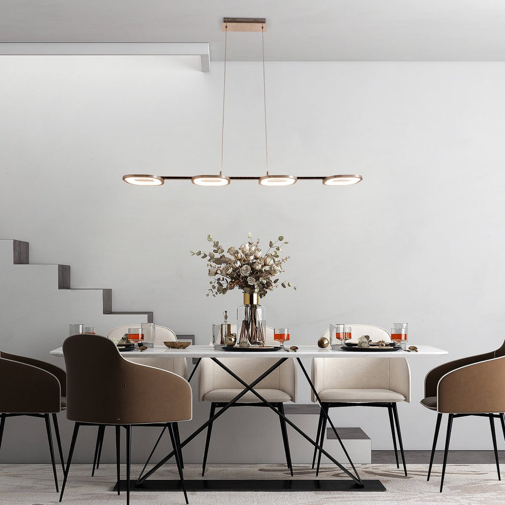 Näve Leuchten Balk LED Hanglamp - Modern Aluminium Design 100x16cm