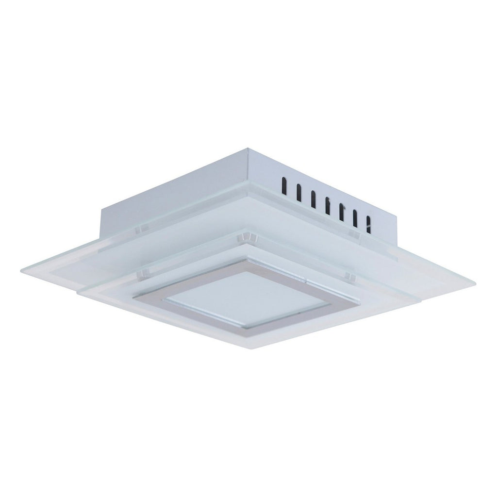 LED Plafondlamp Lucca 28cm - Näve Zilver