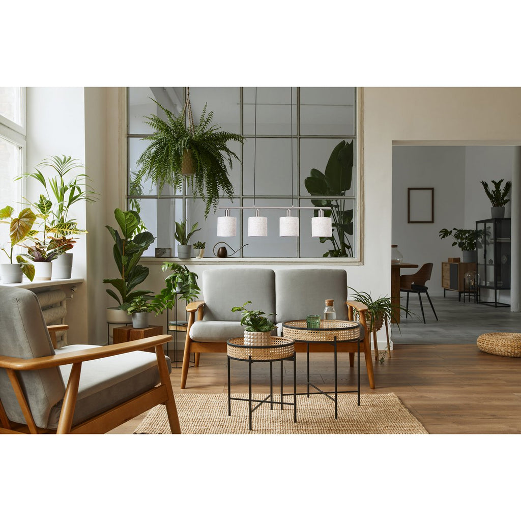 Näve Maron Hanglamp Natur Stoff