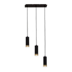 Näve Fridu 3-delige Hanglamp - Mat zwart 48cm