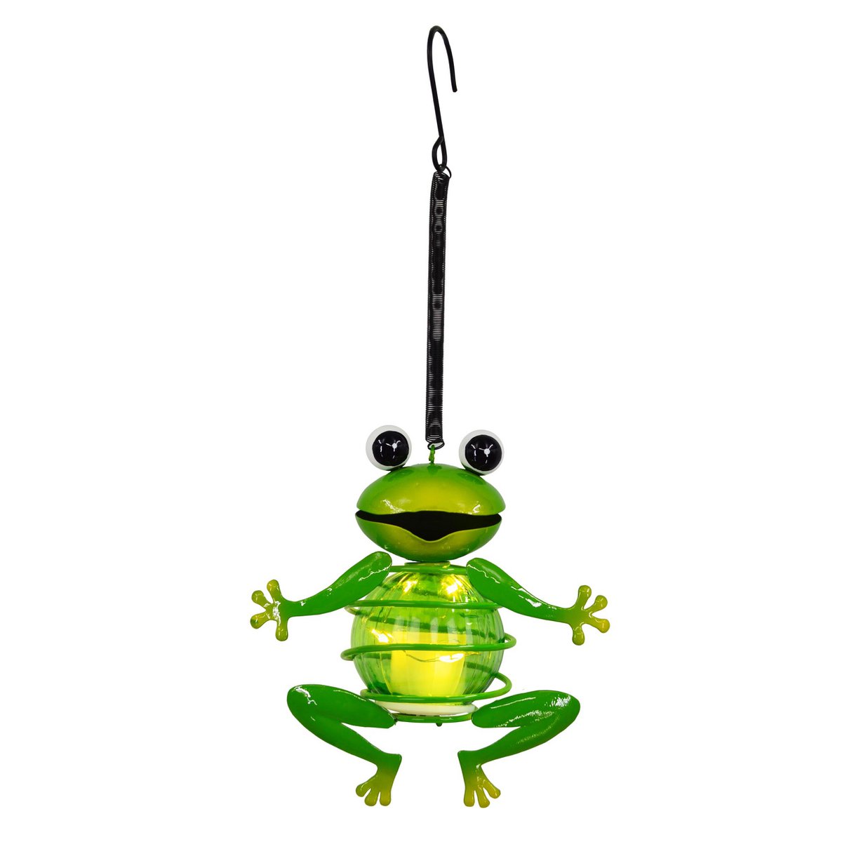 Näve Solar Hanglight Frosch - Groen 20cm
